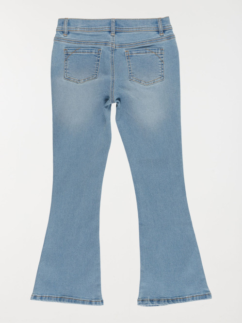 Jean flare bleached fille...