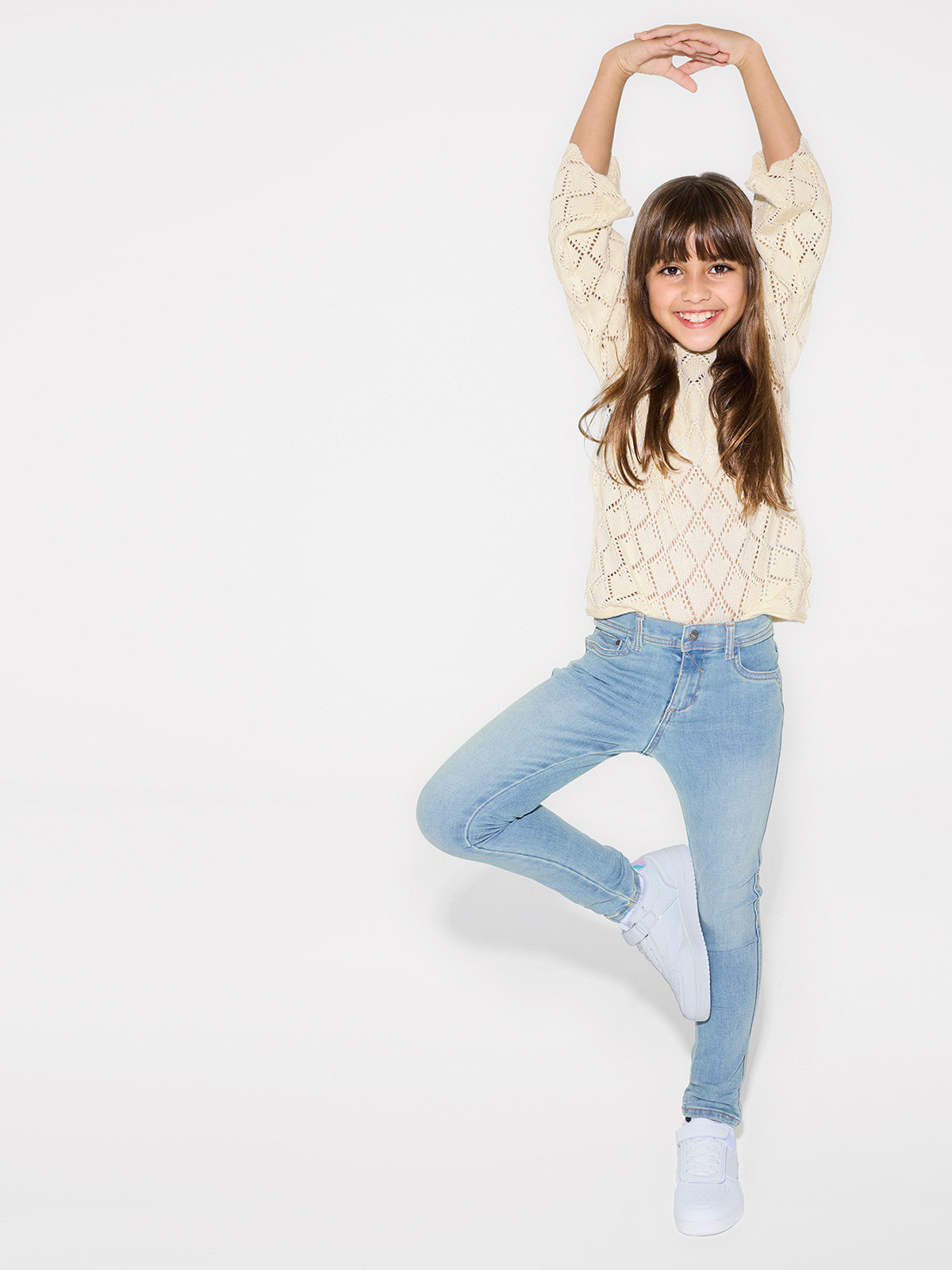 Jean fille coloris bleached (3-12A)