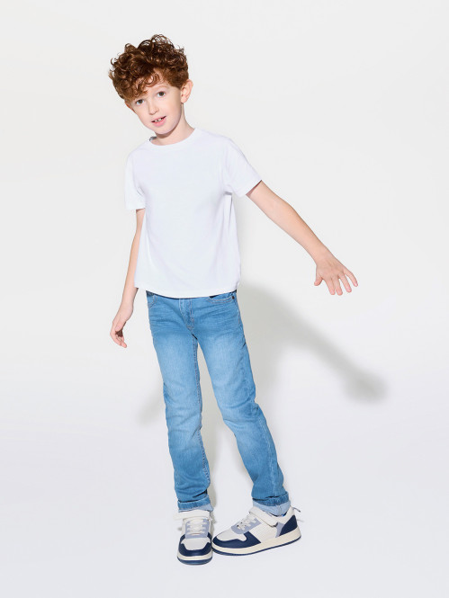 Jean droit bleach denim garçon (3-12A)