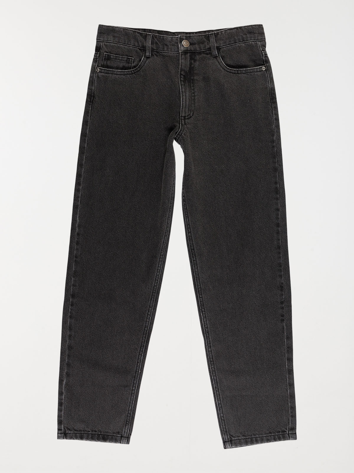 Jean relaxed noir bleach garçon (XXS-M)
