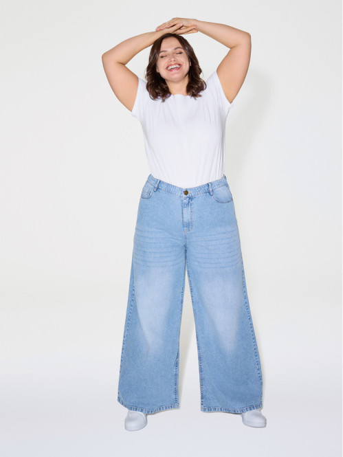 Jean wide leg grande taille...