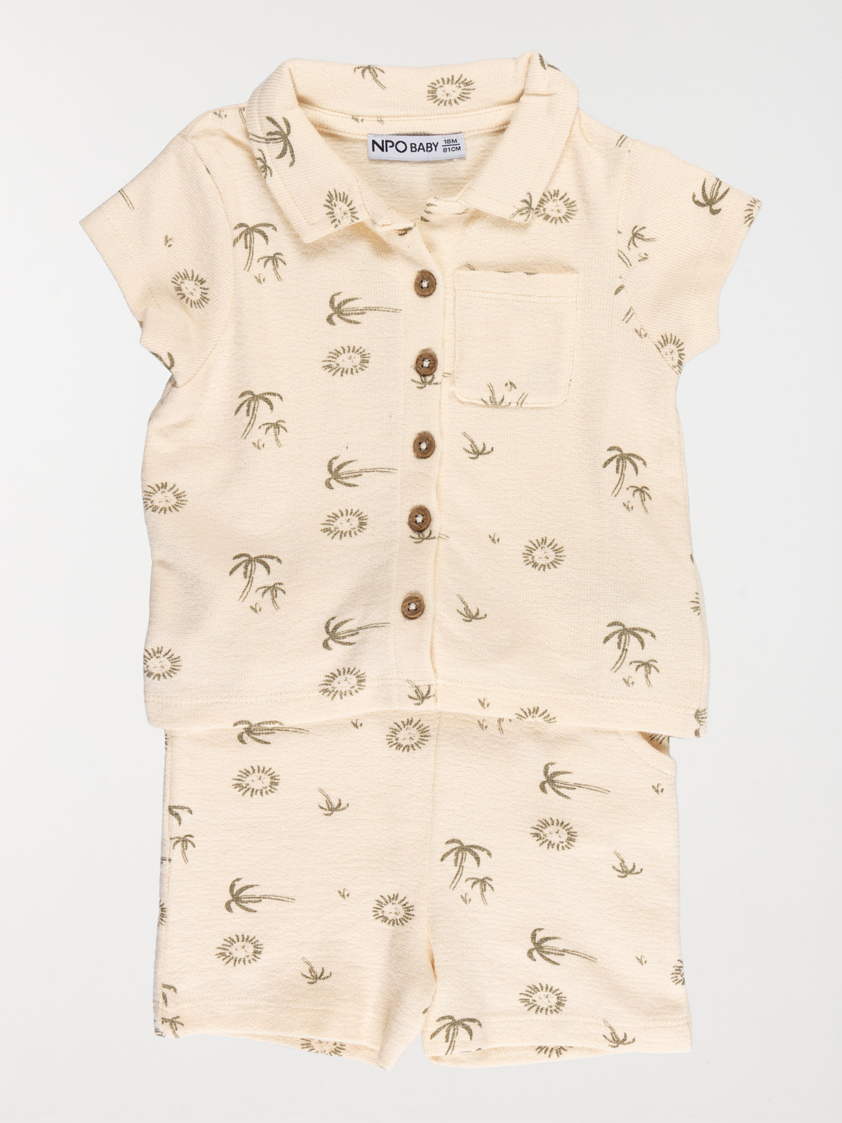 Ensemble garçon t-shirt short (6-36M)