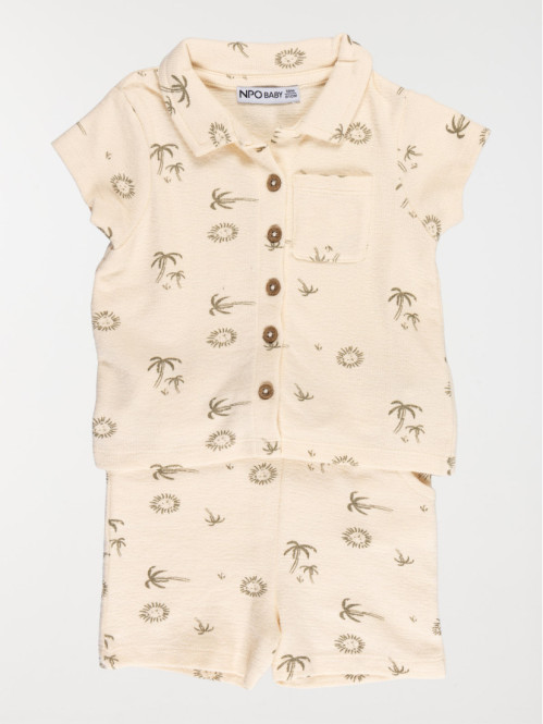 Ensemble garçon t-shirt short (6-36M)