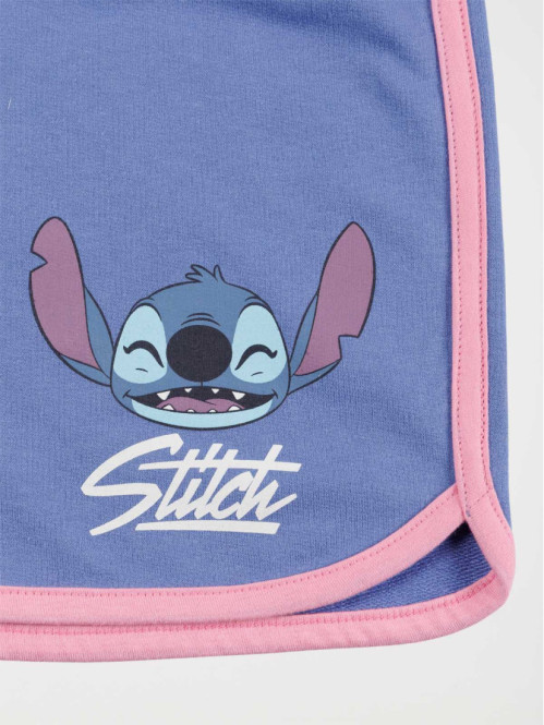Short Stitch bleu fille...