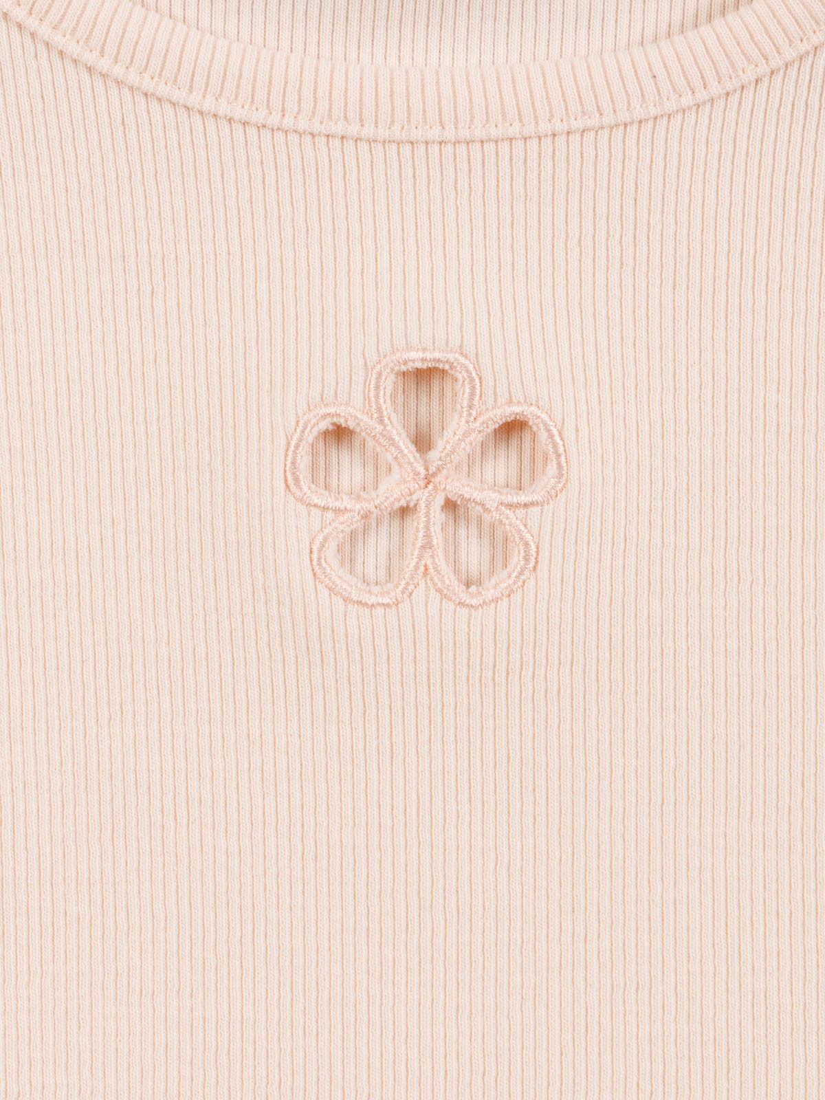 T-shirt découpe fleur fille (3-12A) T-shirt découpe fleur fille (3-12A)