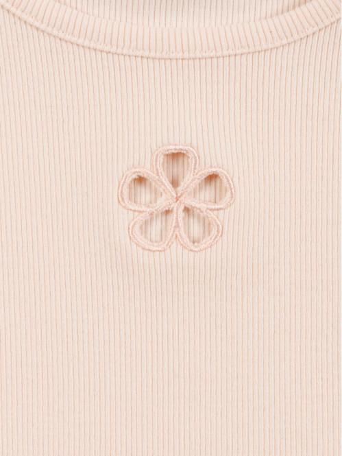 T-shirt découpe fleur fille...