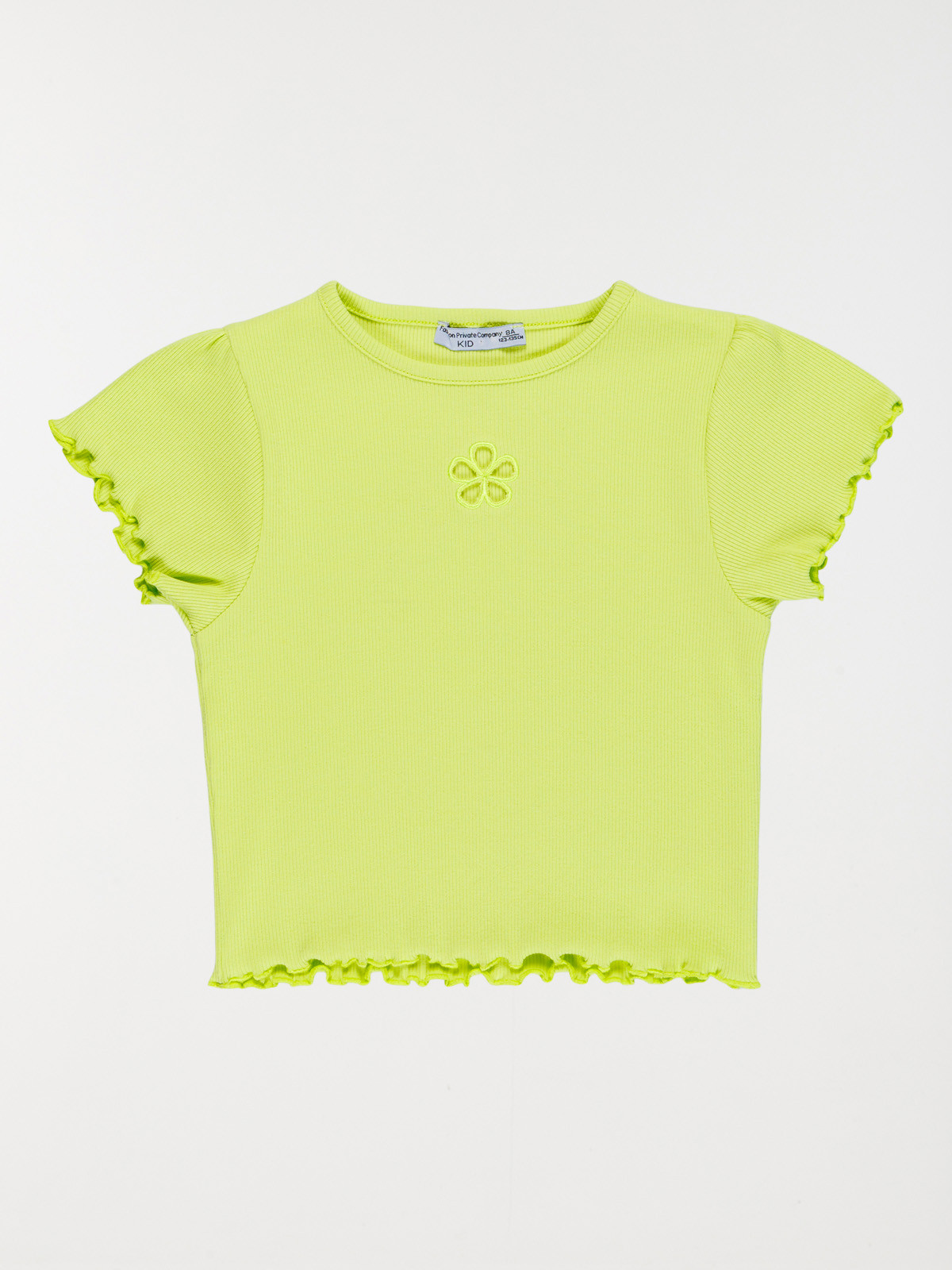 T-shirt lemon fleur fille (3-12A)