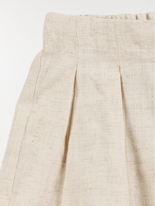 Short taille élastiquée fille (3-12A)