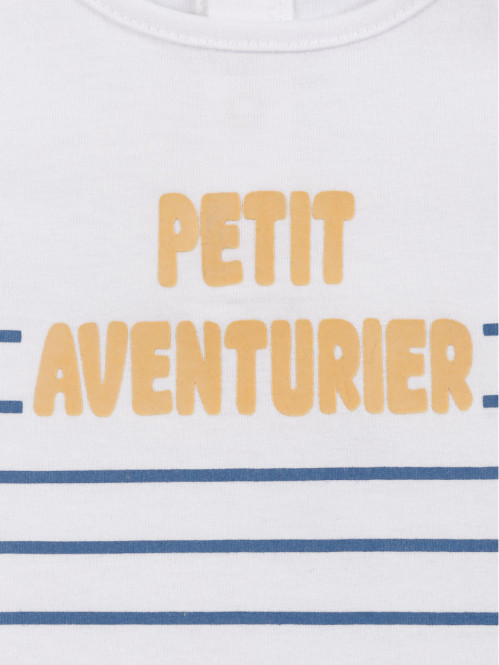 T-shirt petit aventurier garçon (3-36M) T-shirt petit aventurier garçon (3-36M)