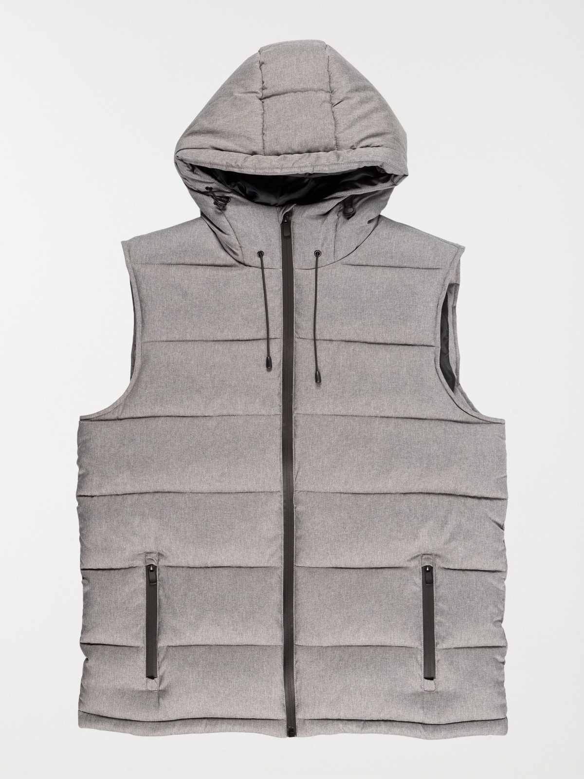 Veste coloris gris chiné homme