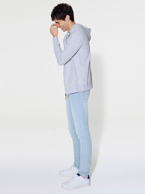 Jean slim bleached homme