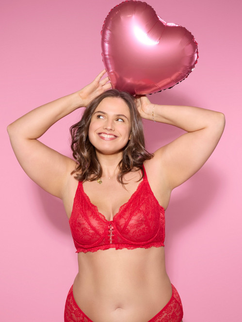 Soutien-gorge rouge grande...