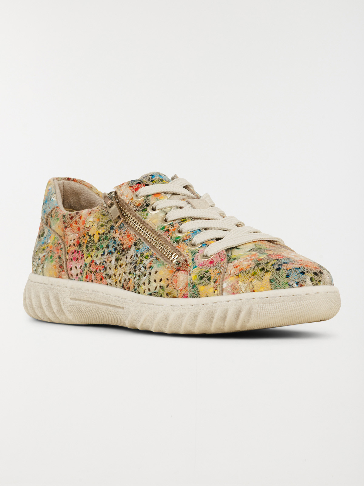 Baskets basses fleuries femme (37-42) Baskets basses fleuries femme (37-42)