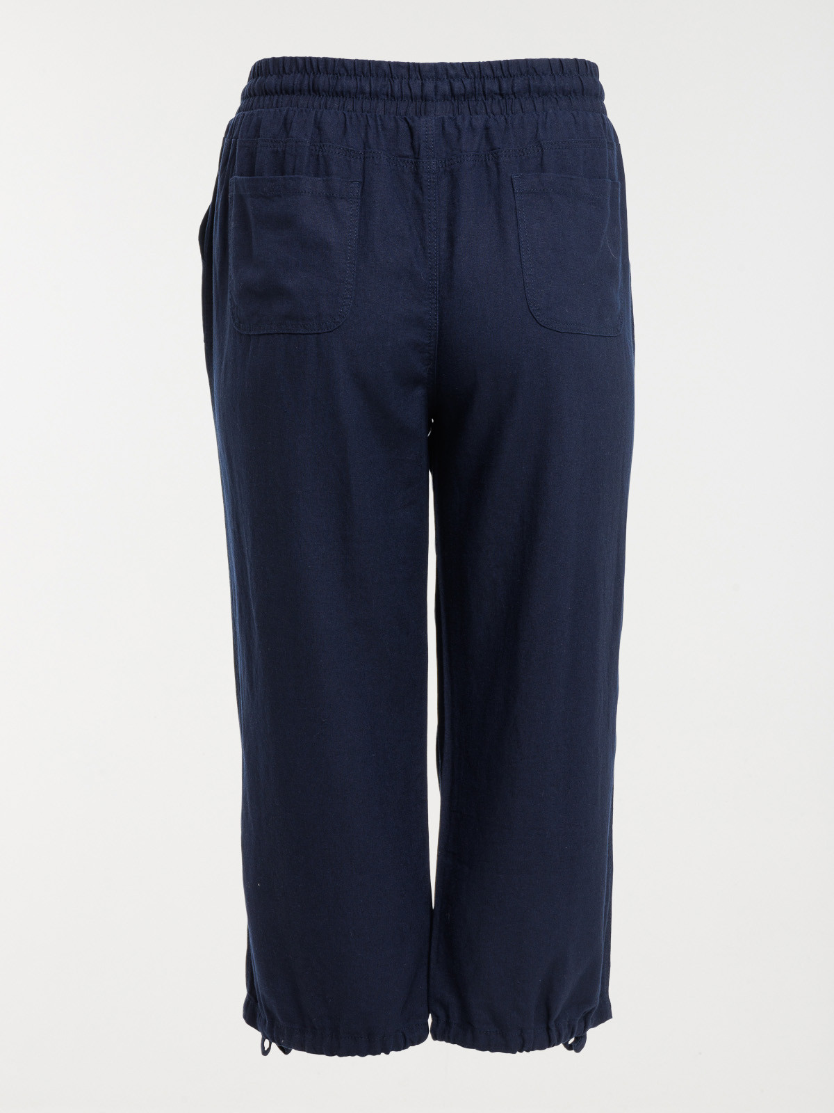 Pantacourt marine grande taille femme Pantacourt marine grande taille femme