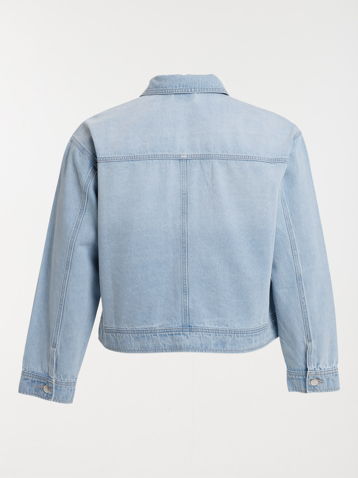 Veste denim grande taille femme