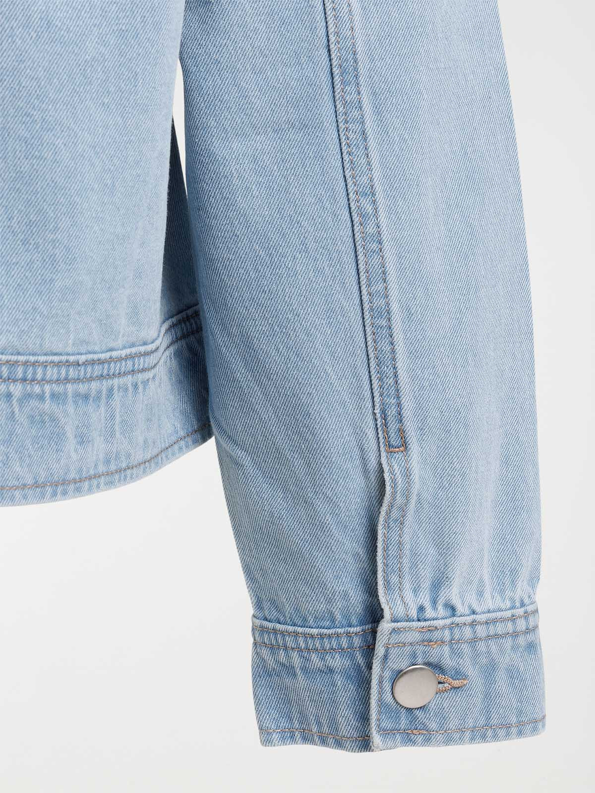 Veste denim grande taille femme