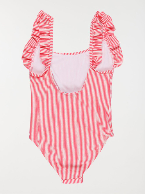 Maillot de bain rayé fille...
