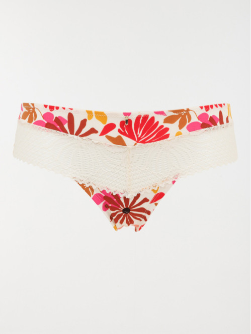 Shorty imprimé fleuri femme...