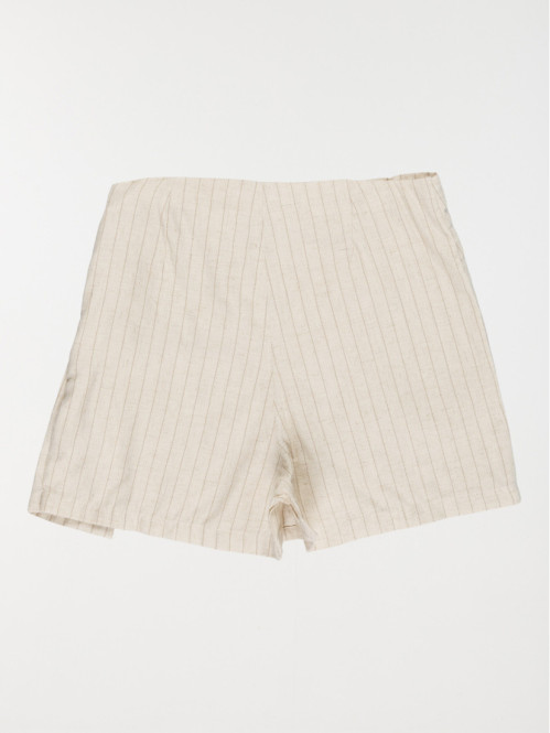 Jupe short à rayures fille...