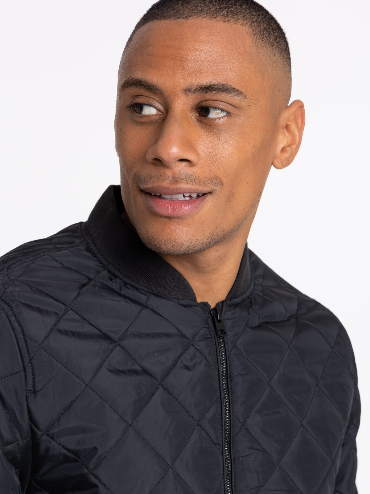 Bombers matelassé noir homme Bombers matelassé noir homme