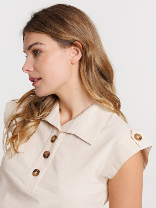 Blouse sans manches femme