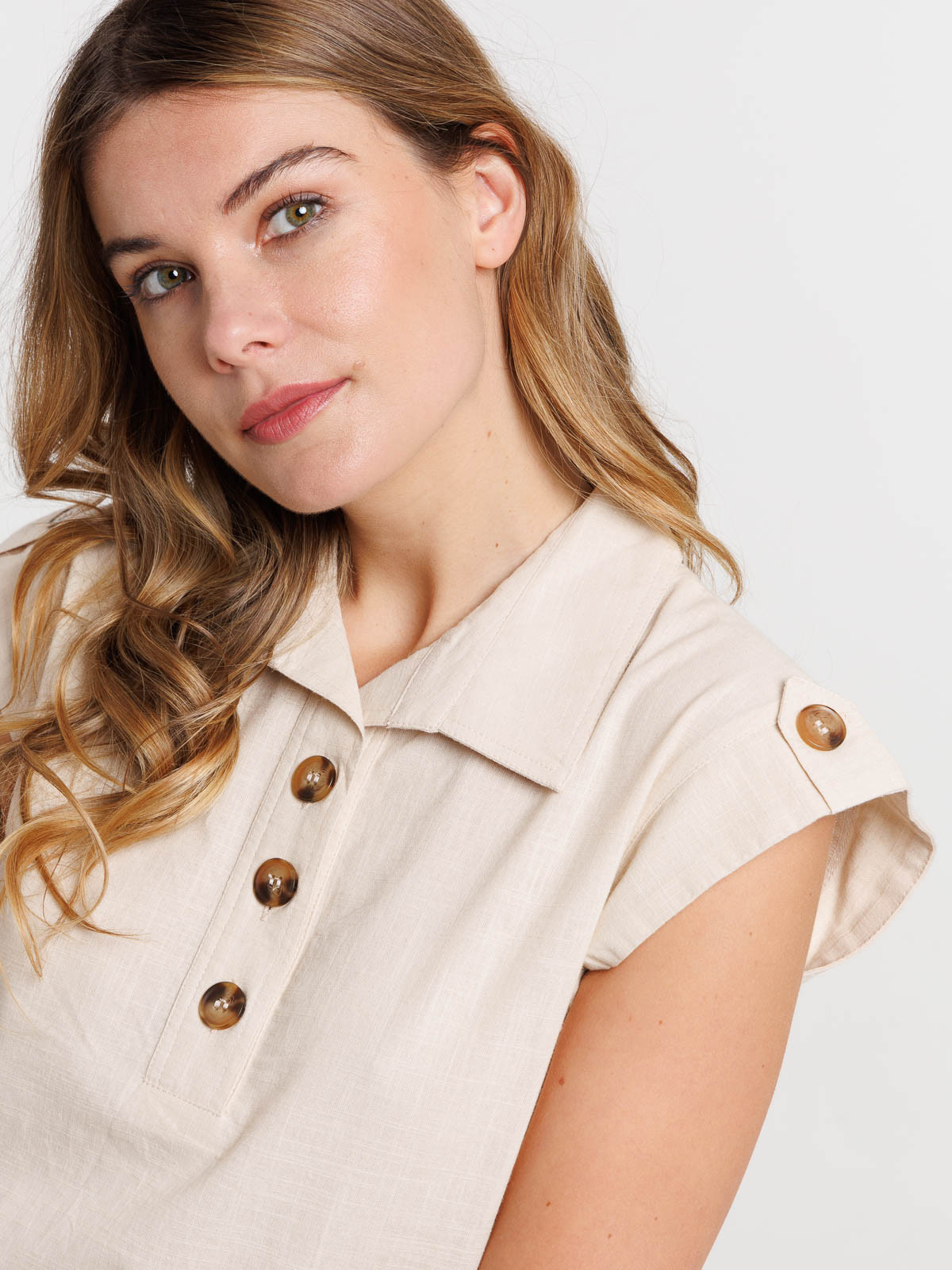 Blouse sans manches femme