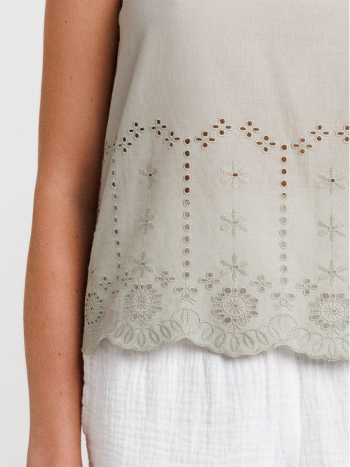 Top broderie anglaise femme Top broderie anglaise femme