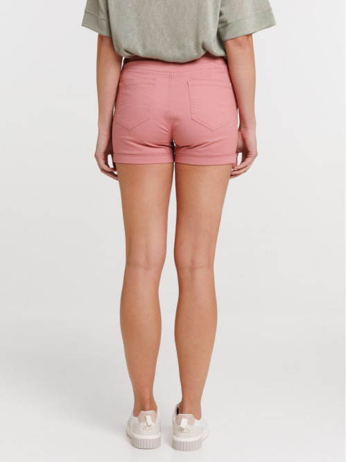 Short basique bois de rose femme Short basique bois de rose femme