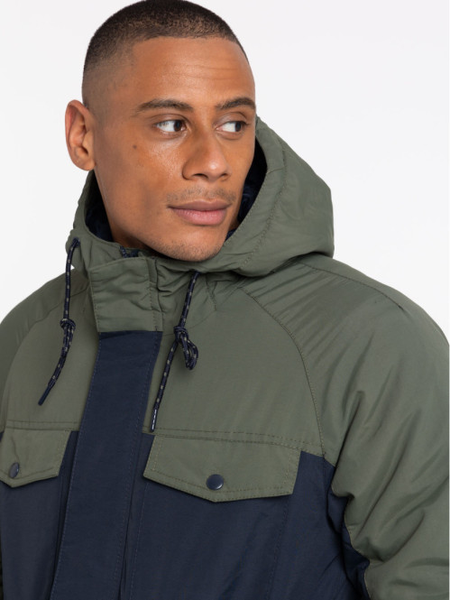 Veste bicolore à capuche homme Veste bicolore à capuche homme