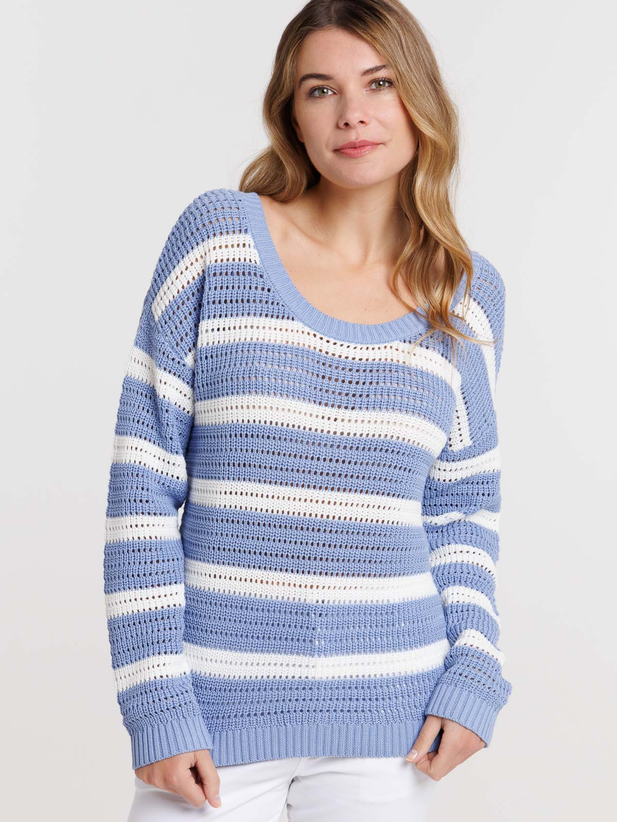 Pull réversible rayé femme Pull réversible rayé femme