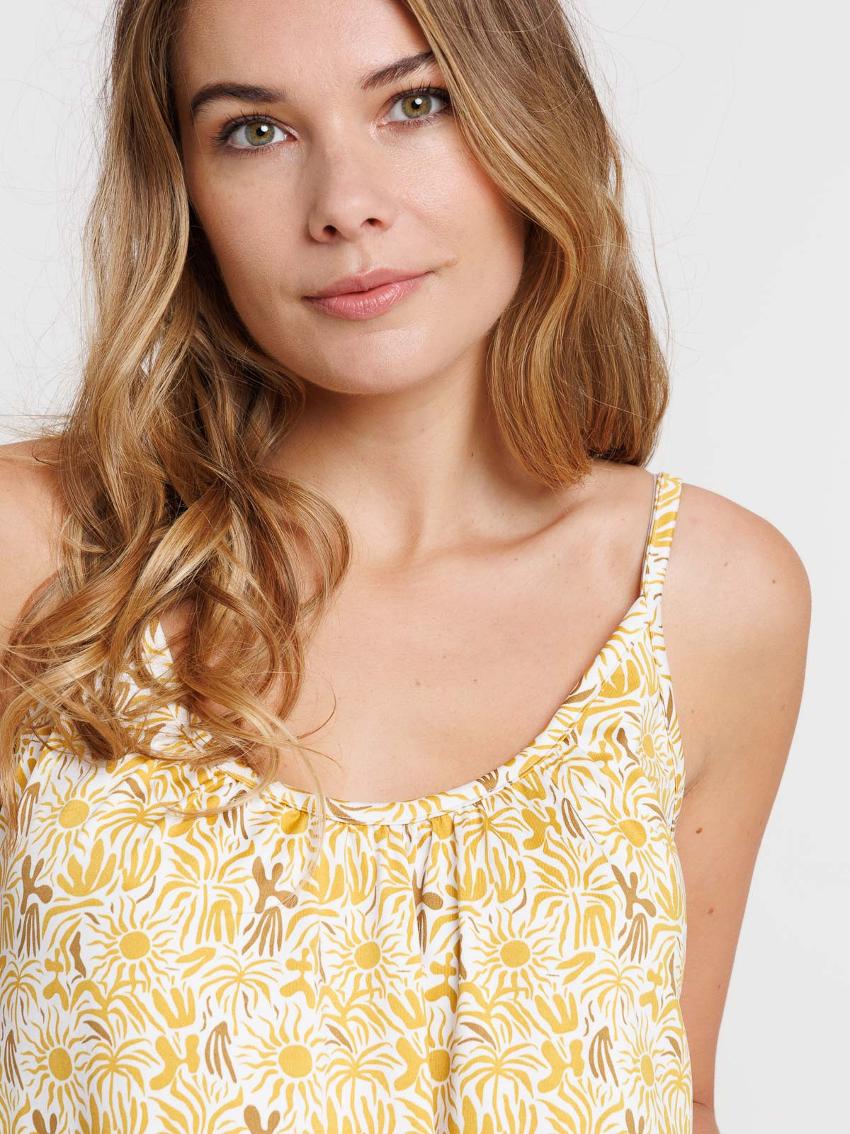 Débardeur imprimé fantaisie femme Débardeur imprimé fantaisie femme