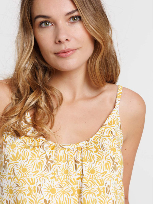 Débardeur imprimé fantaisie...