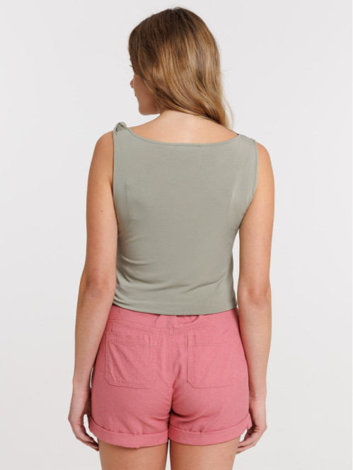 Débardeur bretelle noeud femme