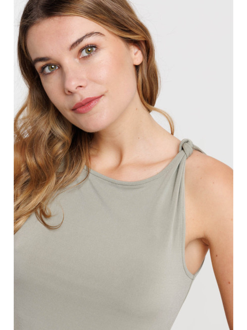 Débardeur bretelle noeud femme