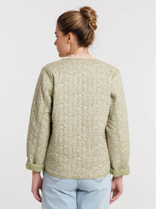 Veste imprimée boutonnée femme