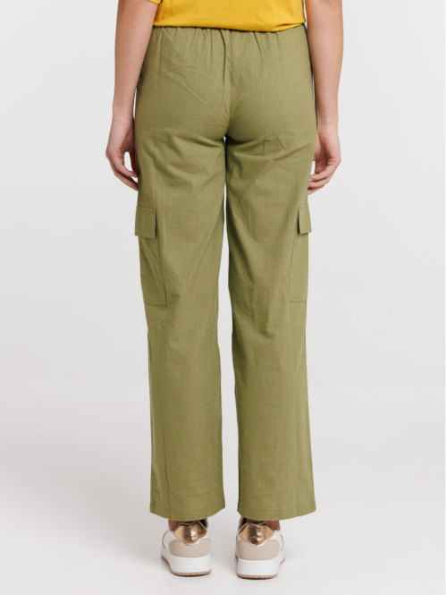 Pantalon cargo olive verte...