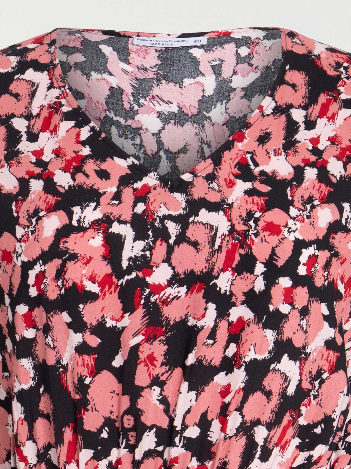 Robe imprimée grande taille femme