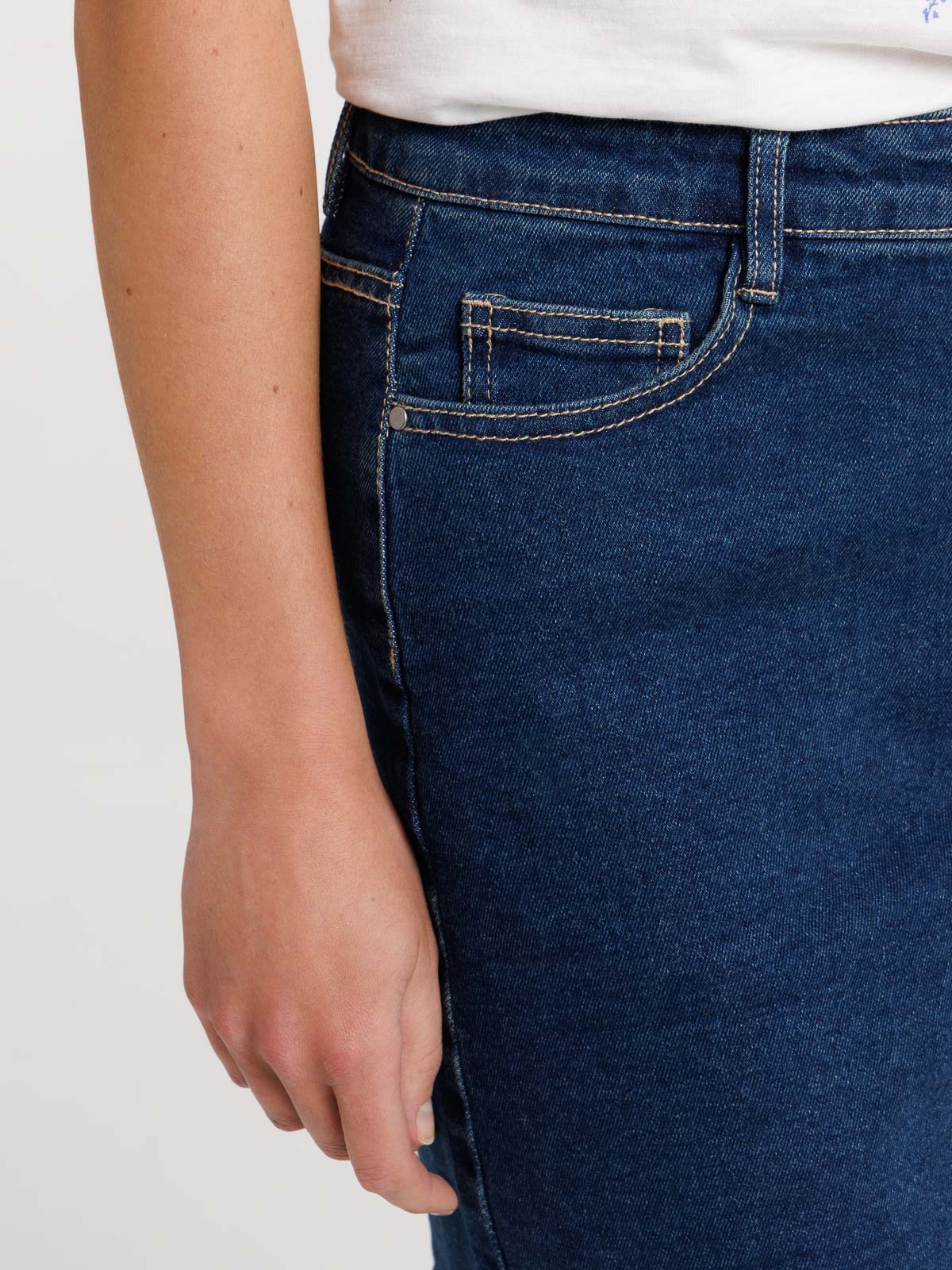 Jupe en jean stone femme