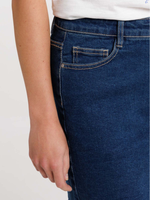 Jupe en jean stone femme