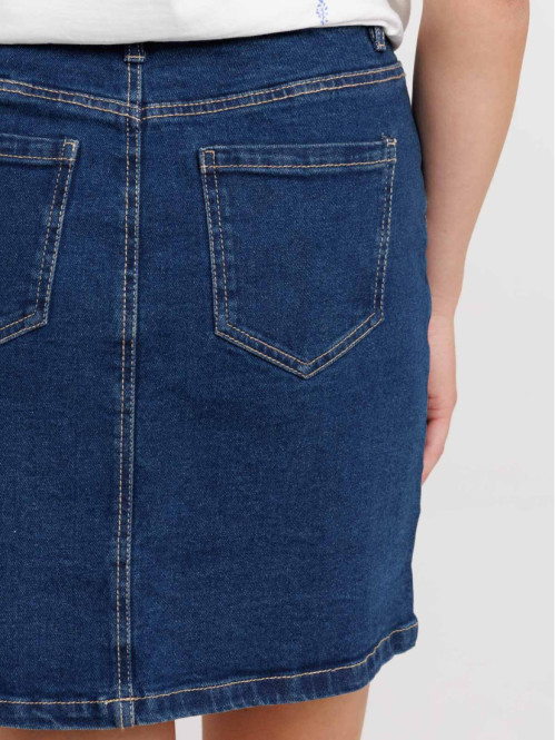 Jupe en jean stone femme