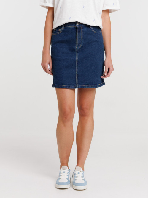 Jupe en jean stone femme
