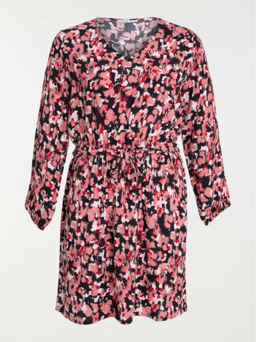 Robe imprimée grande taille femme