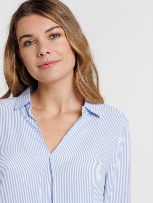 Blouse rayée manches...