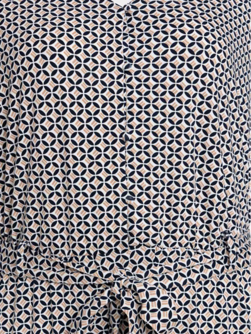 Robe graphique grande taille femme