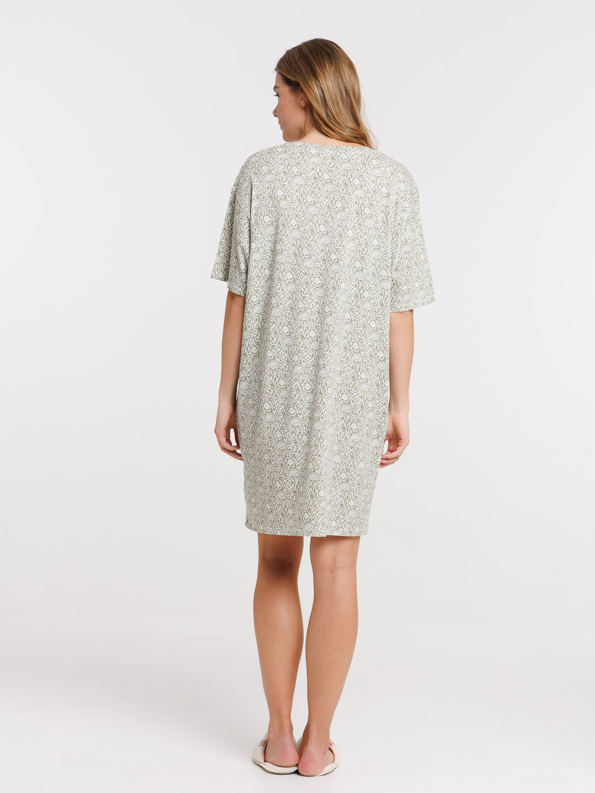 Chemise de nuit fleuri femme Chemise de nuit fleuri femme