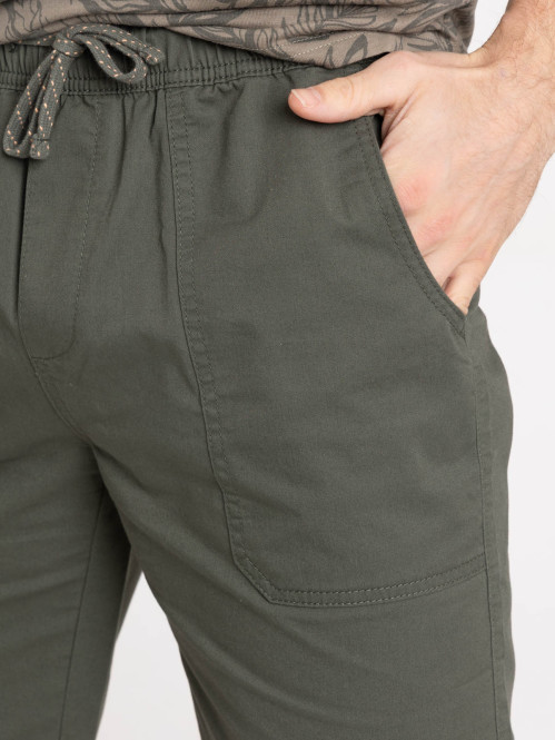 Short coloris olive homme Short coloris olive homme