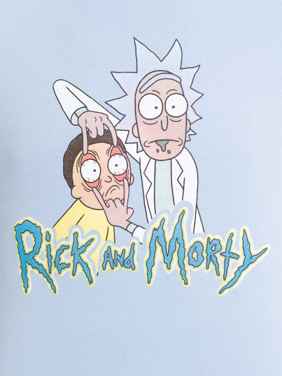 Sweat Rick et Morty bleu ciel homme Sweat Rick et Morty bleu ciel homme