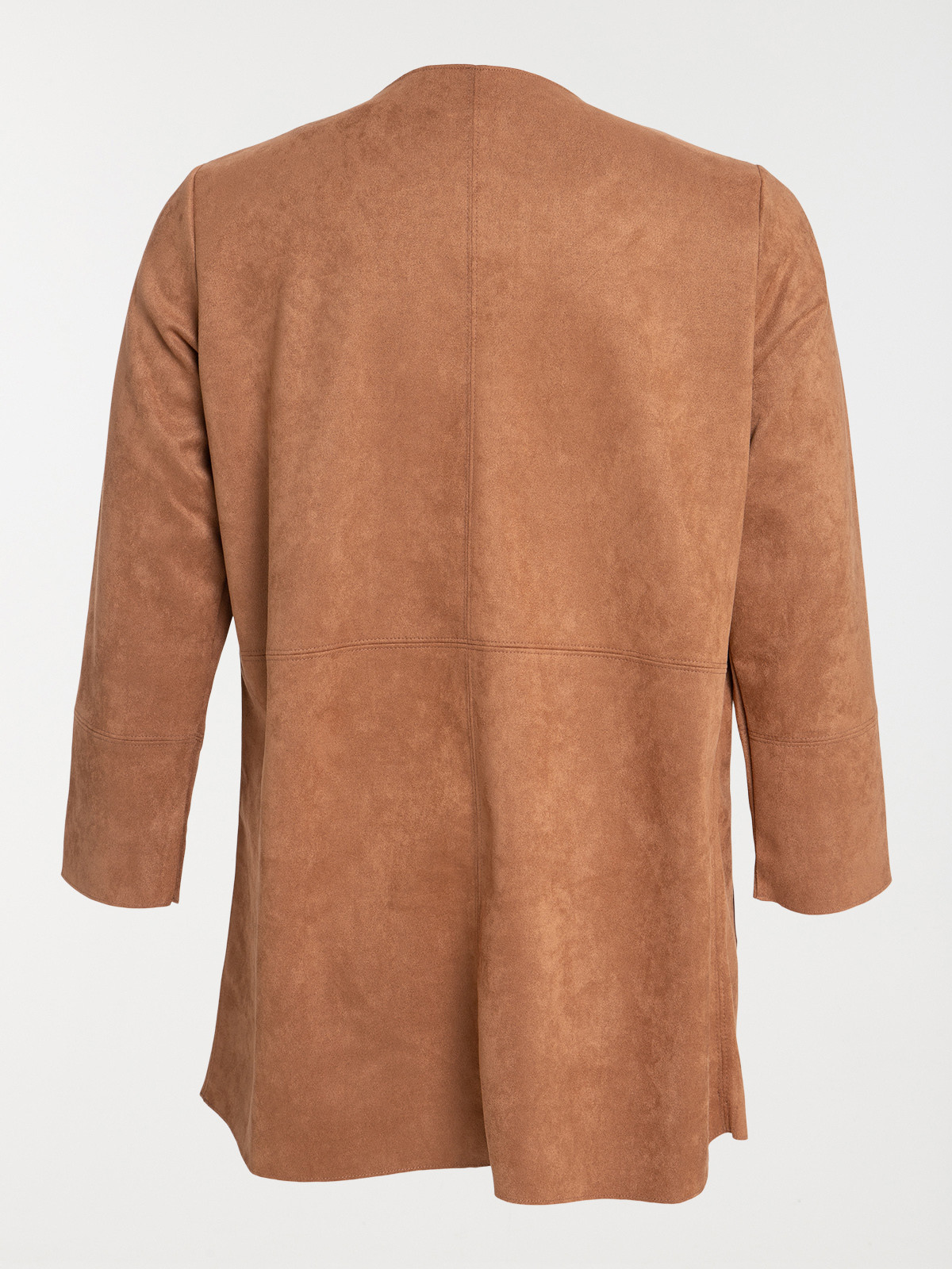 Veste suédine camel femme