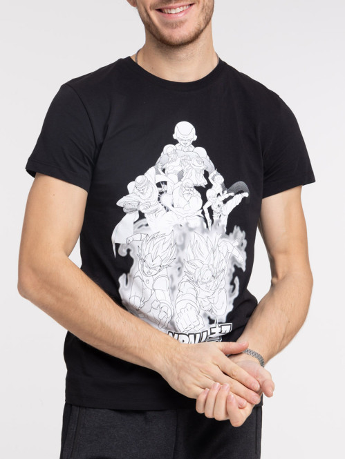 T-shirt noir Dragon ball Z homme