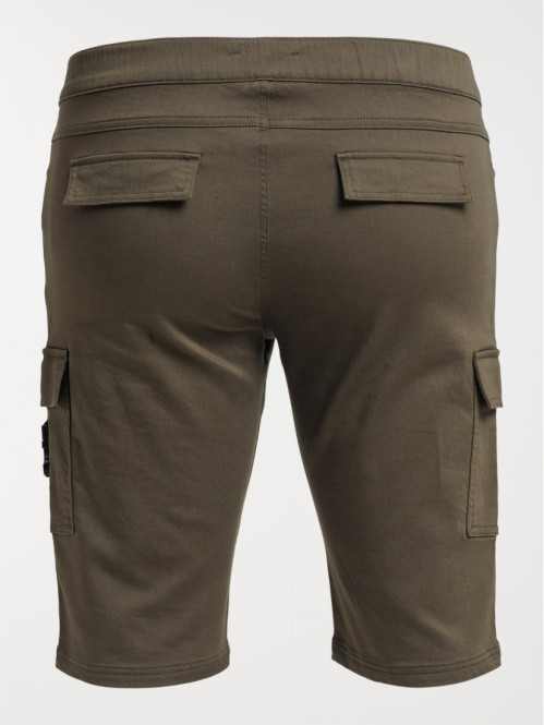 Bermuda cargo kaki grande taille homme Bermuda cargo kaki grande taille homme